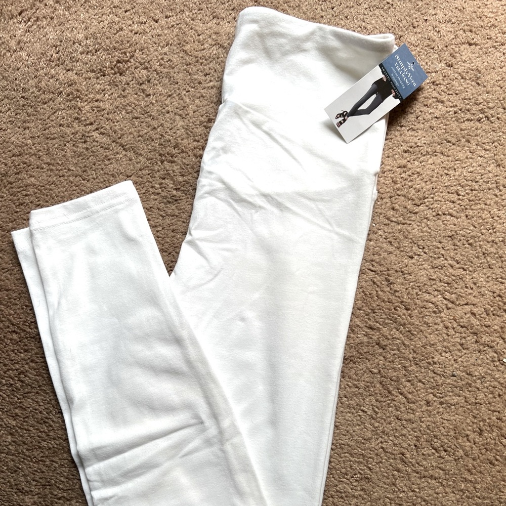 NWT Simply Vera Womens Cotton Shaping Leggings. Size S